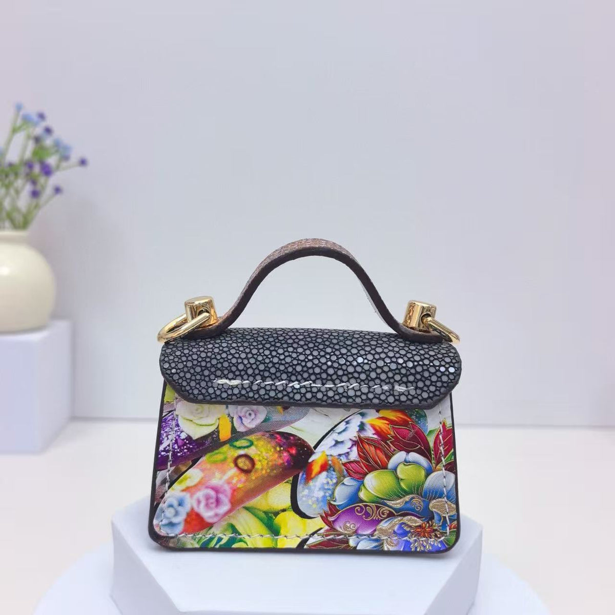 Cloud Style Turn Lock Design Mini Bag CD-N92407