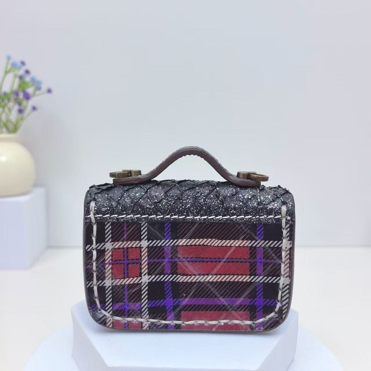 Retro Style Double Clasp Design Mini Bag CM-N92403