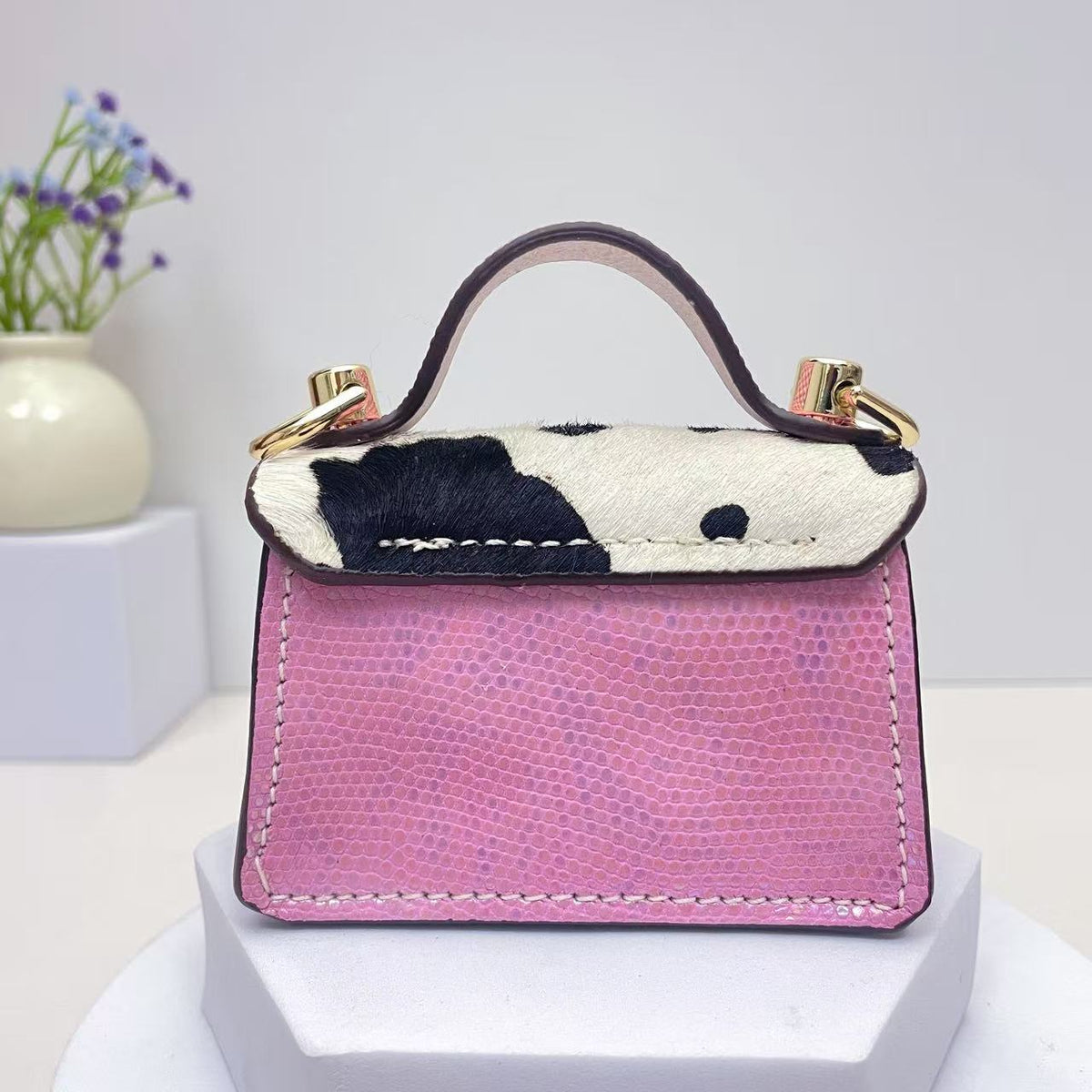 Cloud Style Turn Lock Design Mini Bag CD-N10505