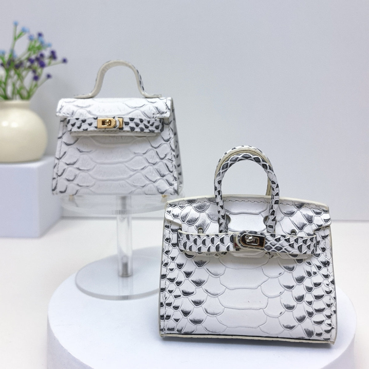 Exclusive Customized Handcrafted Multi-Material Mini Bags FC928
