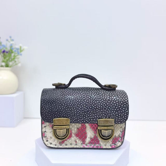 Retro Style Double Clasp Design Mini Bag CM-N91405