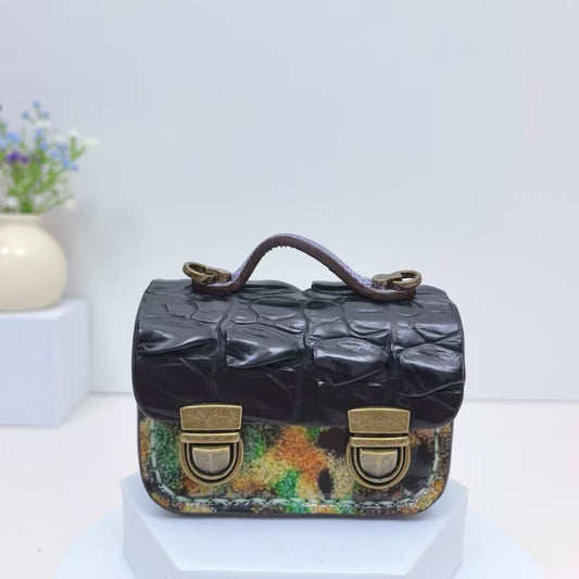 Retro Style Double Clasp Design Mini Bag CM-N91419