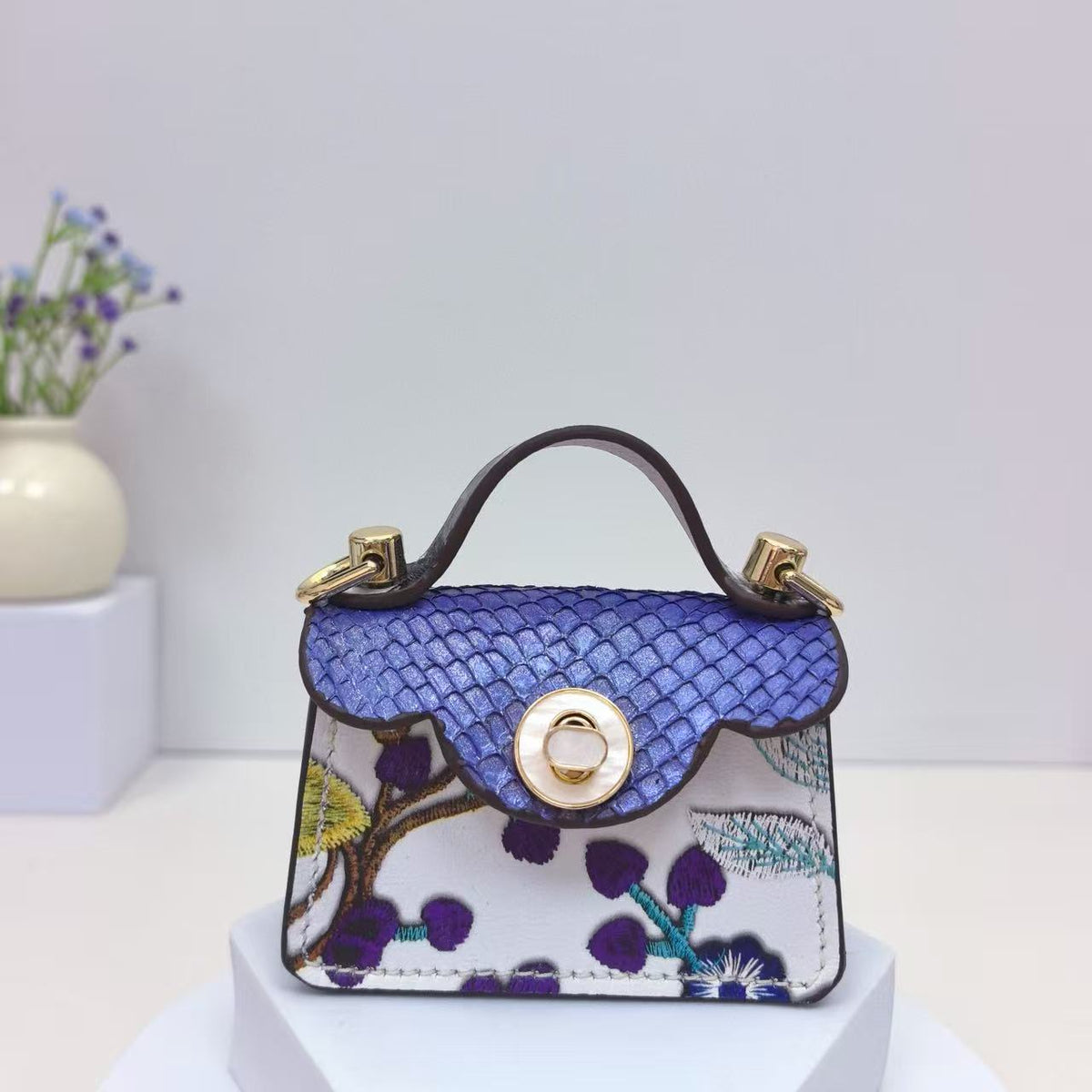 Cloud Style Turn Lock Design Mini Bag CD-N92403