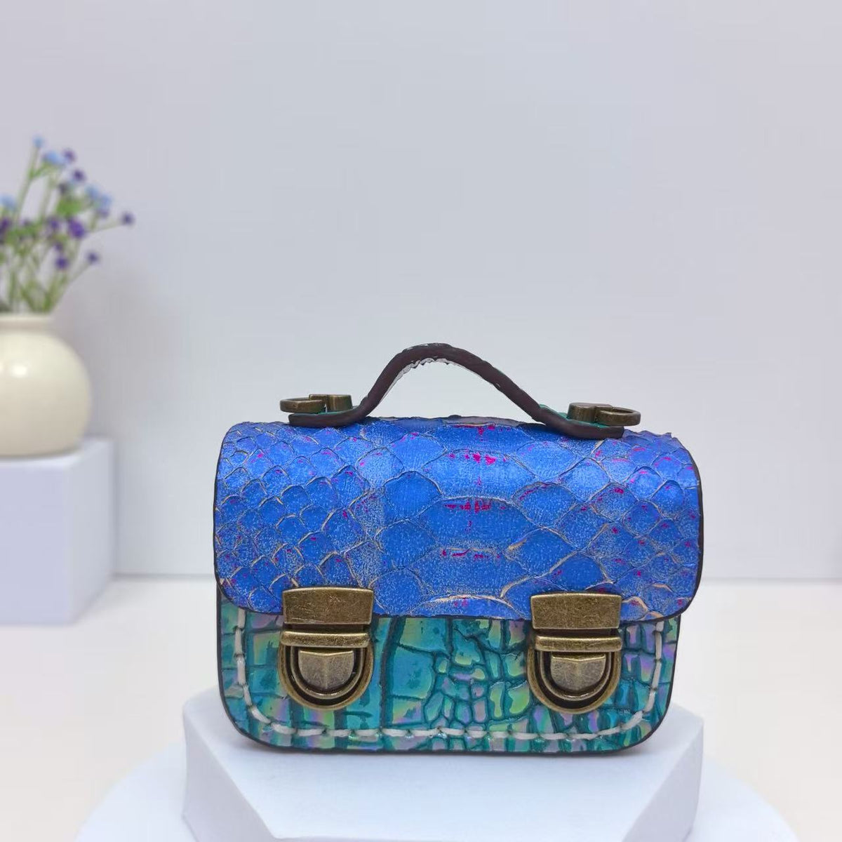 Retro Style Double Clasp Design Mini Bag CM-N92401