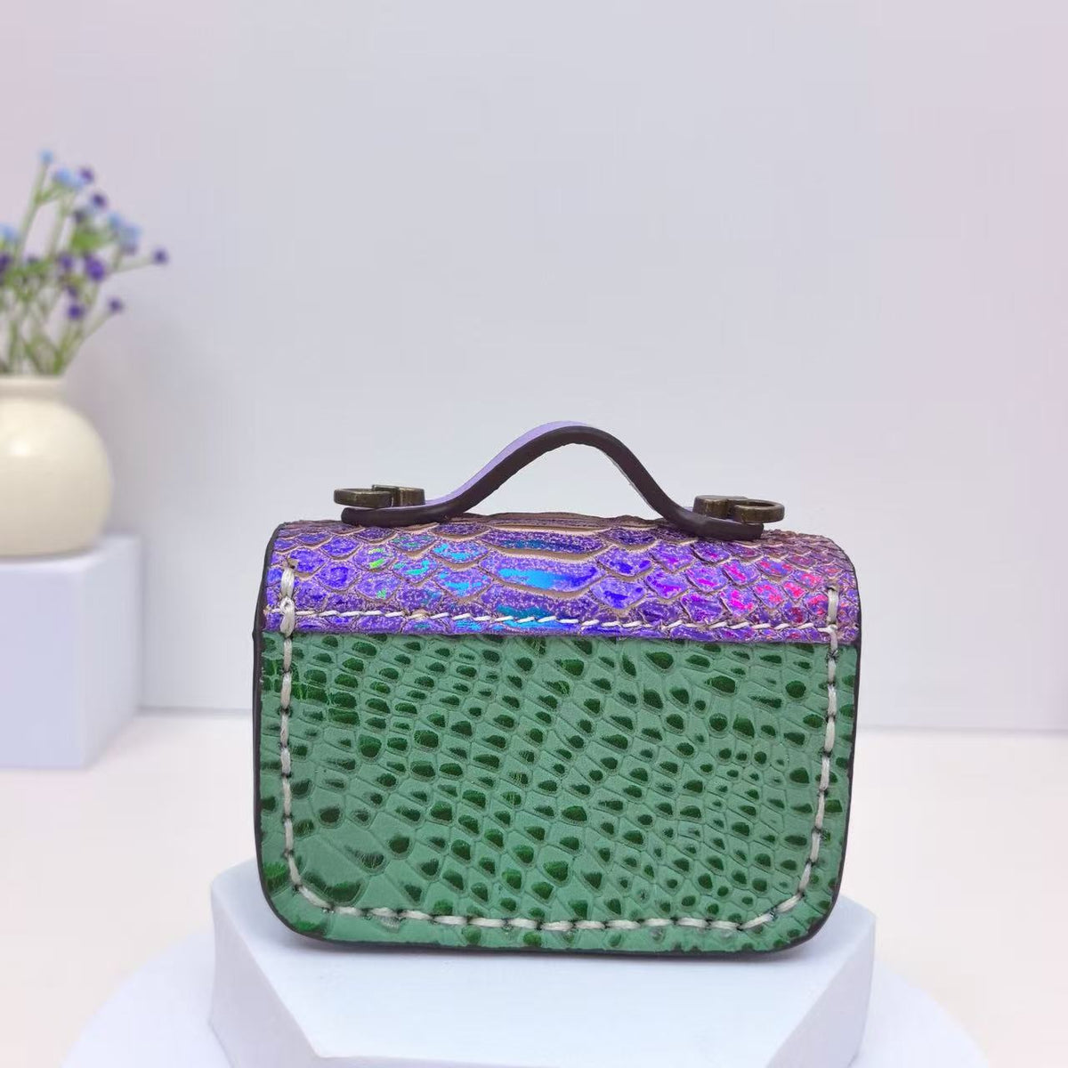Retro Style Double Clasp Design Mini Bag CM-N92402
