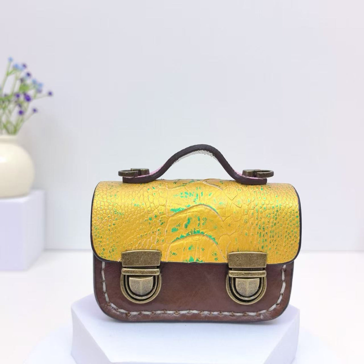 Retro Style Double Clasp Design Mini Bag CM-N92404