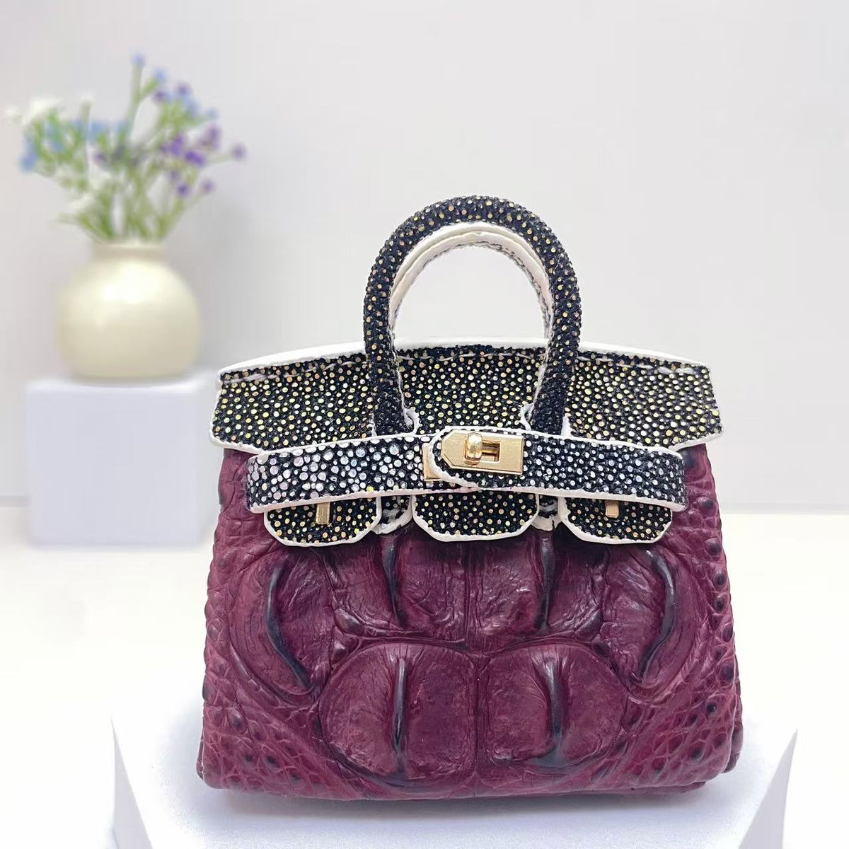 Luxury Exotic Leather Mini Bag EY-92506
