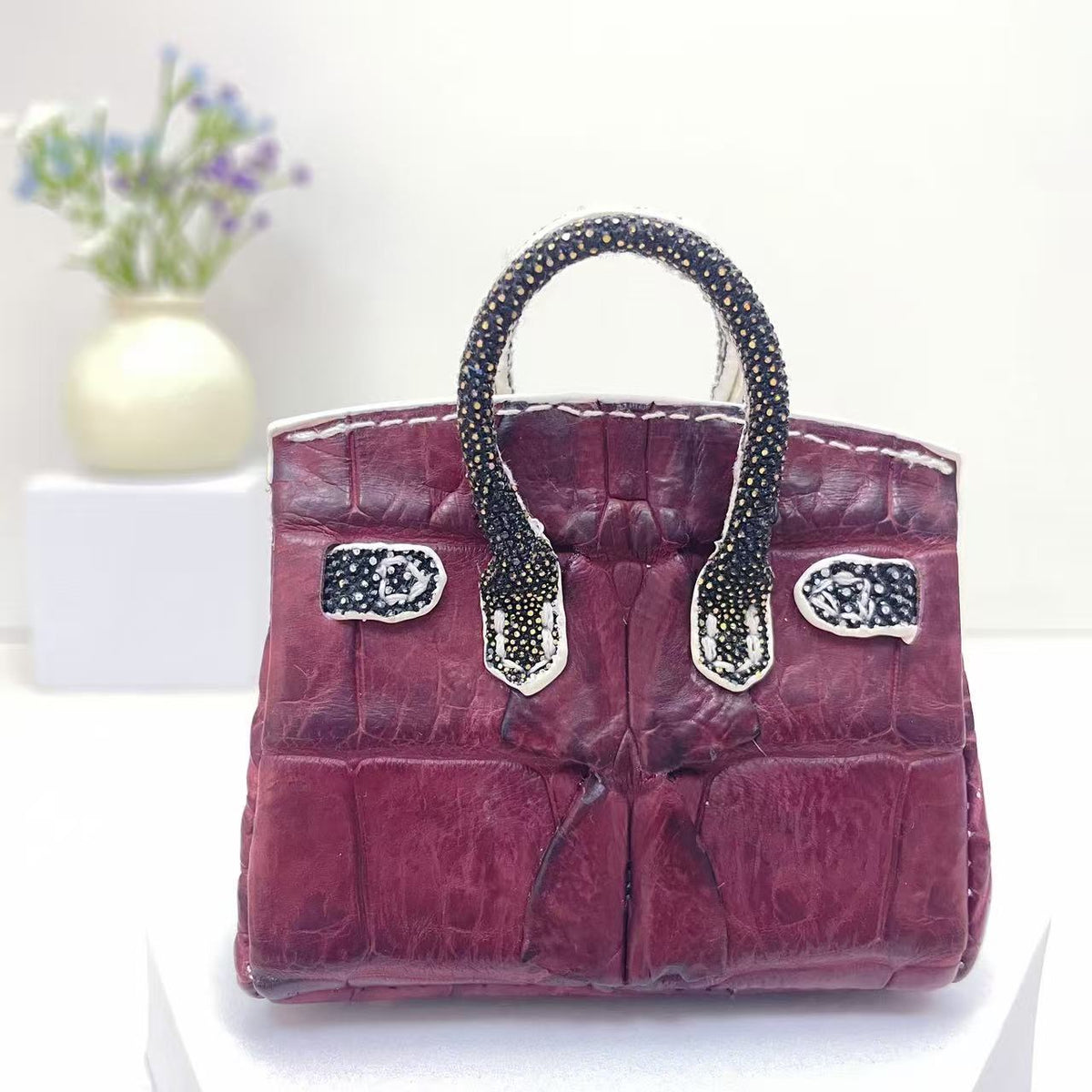 Luxury Exotic Leather Mini Bag EY-92506