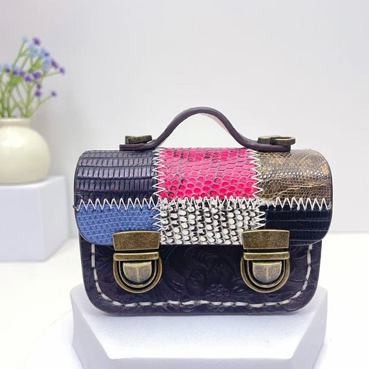Retro Style Double Clasp Design Mini Bag CM-N10506