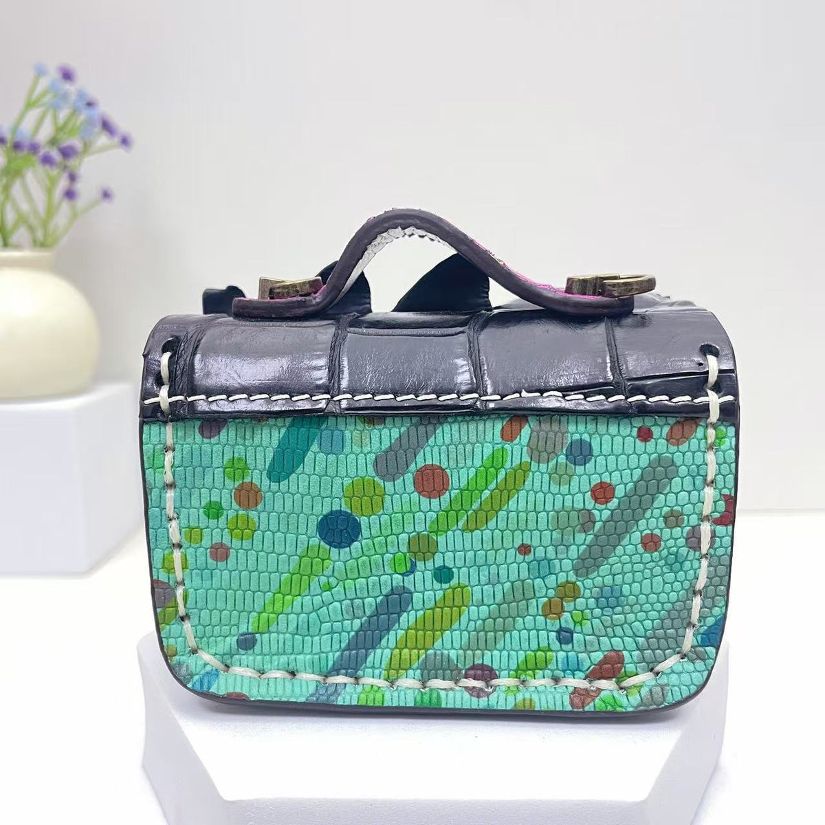Retro Style Double Clasp Design Mini Bag CM-N10502