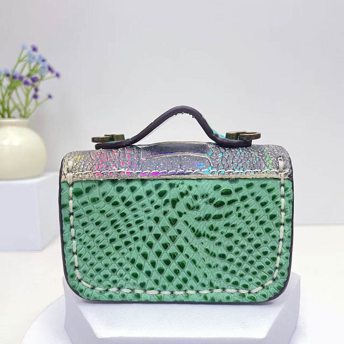 Retro Style Double Clasp Design Mini Bag CM-N10503